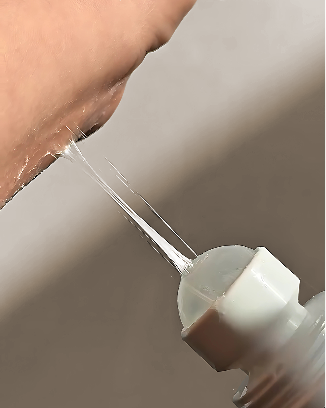 Allow 30-60s for the Nudya adhesive to air-dry and get tacky, then press clothing onto skin. Hold to allow the adhesive to set with the material.